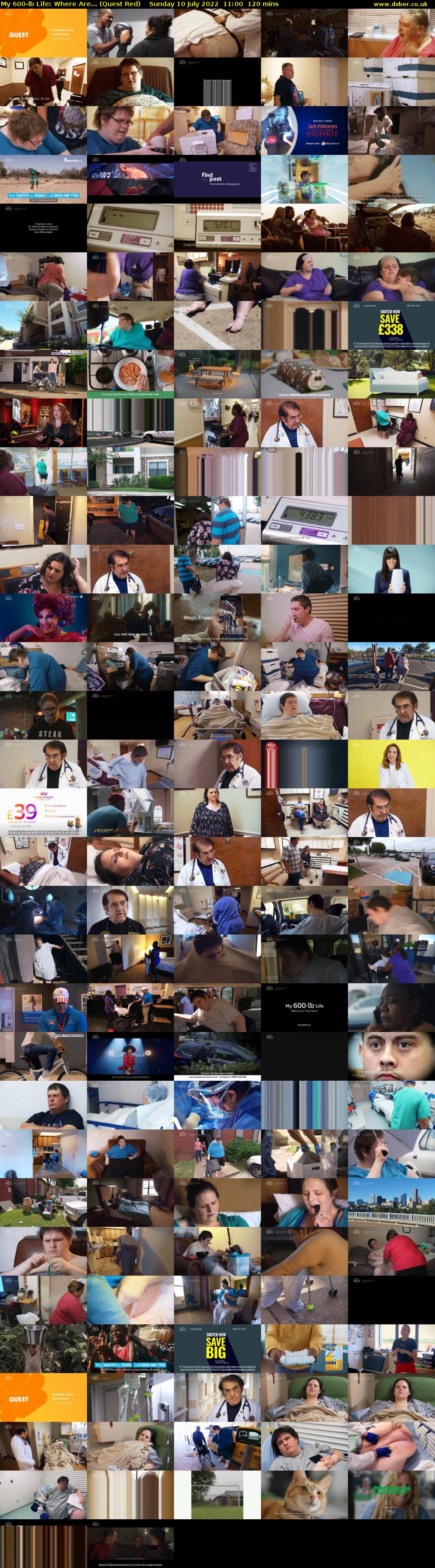 My 600-lb Life: Where Are... (Quest Red) Sunday 10 July 2022 11:00 - 13:00