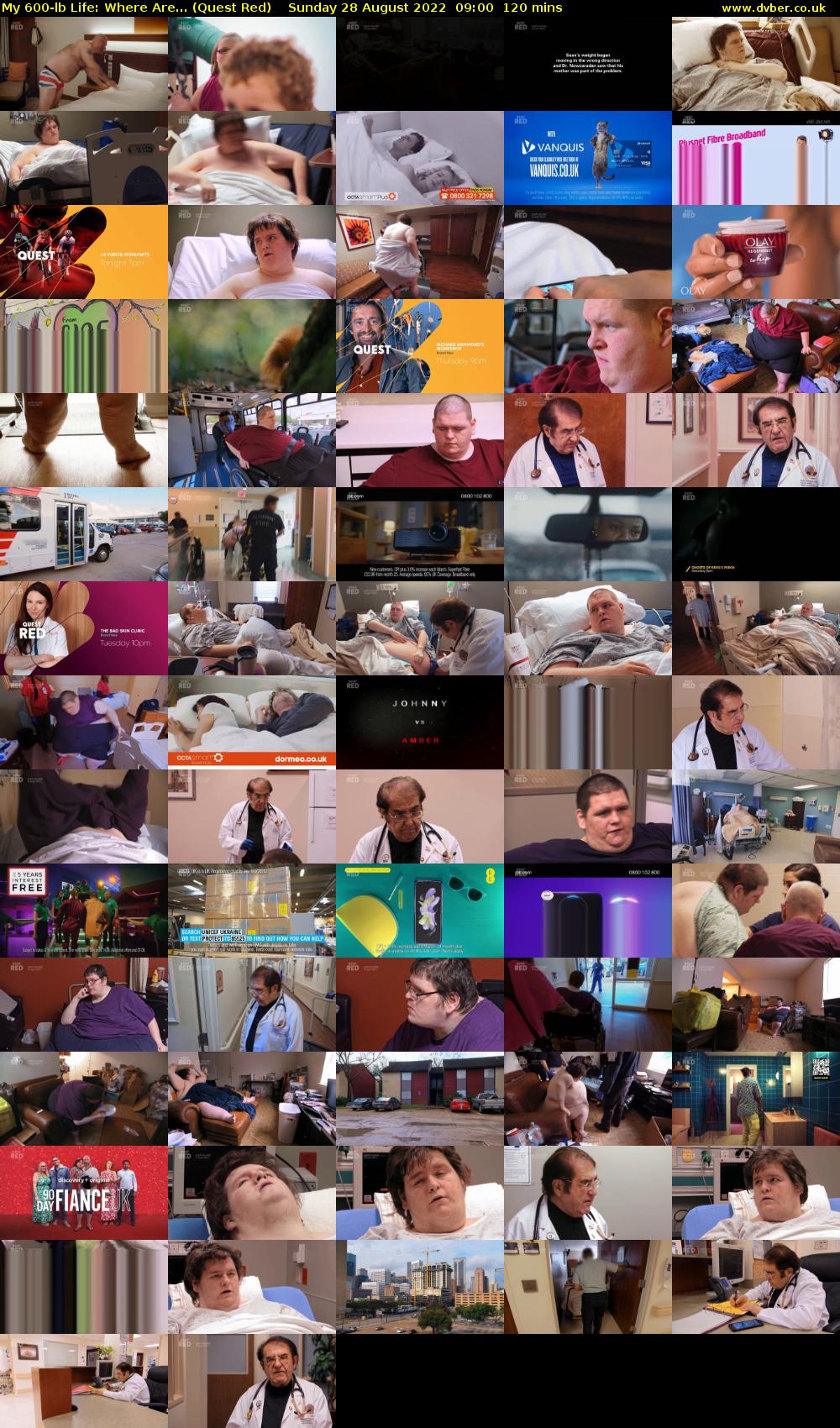 My 600-lb Life: Where Are... (Quest Red) Sunday 28 August 2022 09:00 - 11:00