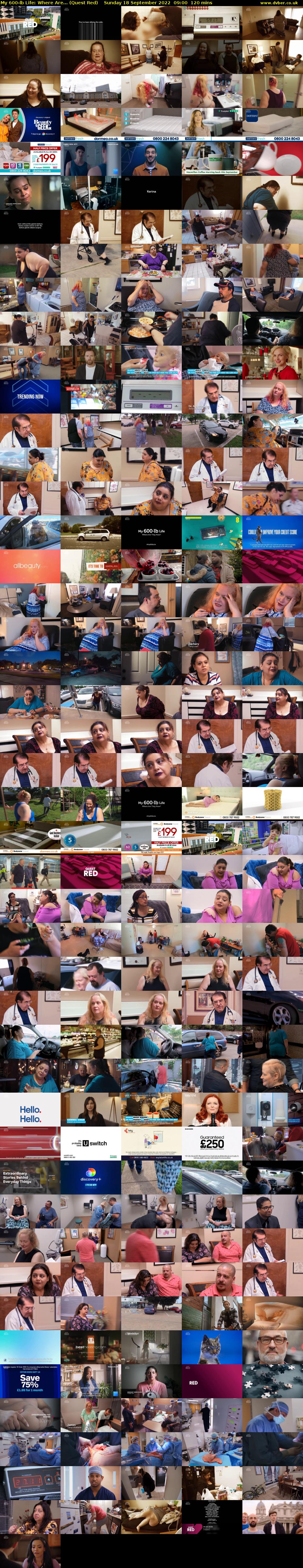 My 600-lb Life: Where Are... (Quest Red) Sunday 18 September 2022 09:00 - 11:00