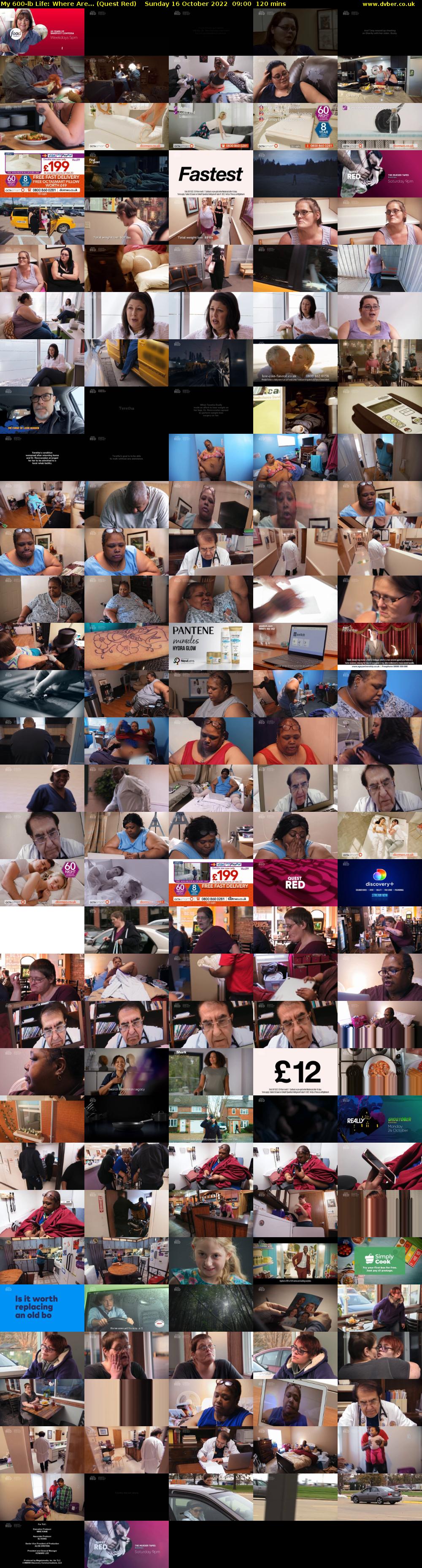 My 600-lb Life: Where Are... (Quest Red) Sunday 16 October 2022 09:00 - 11:00