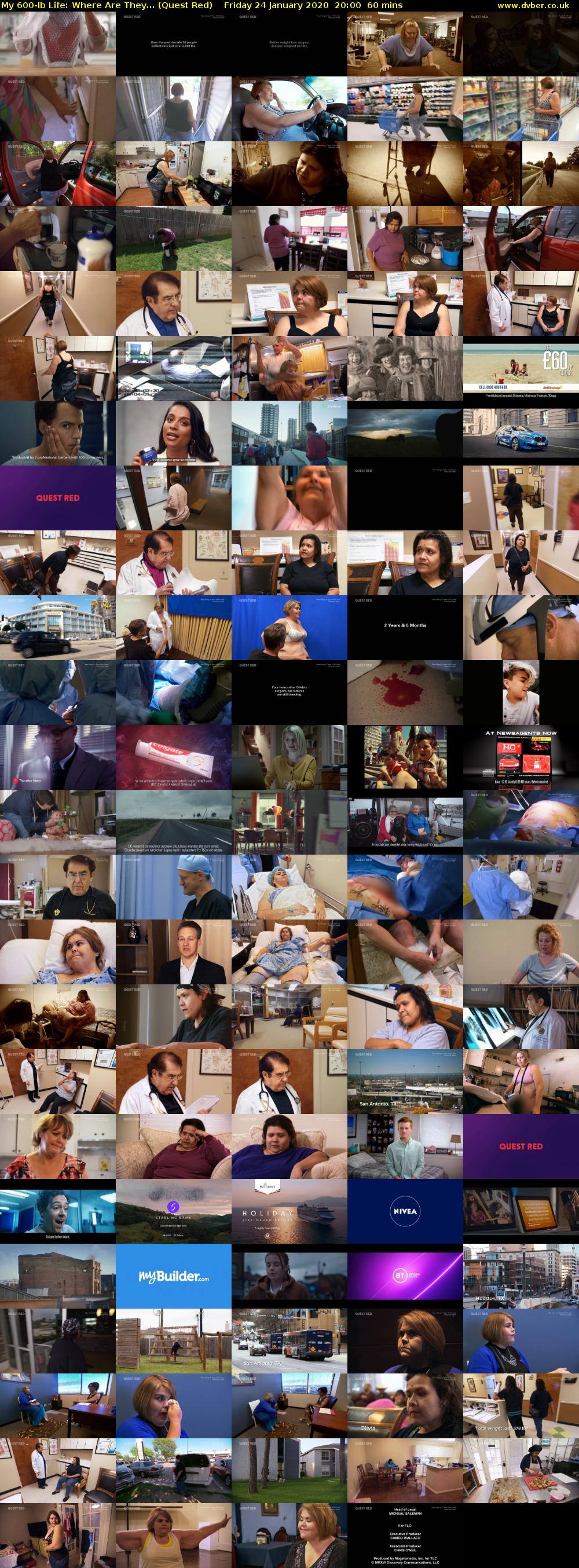 My 600-lb Life: Where Are They... (Quest Red) Friday 24 January 2020 20:00 - 21:00