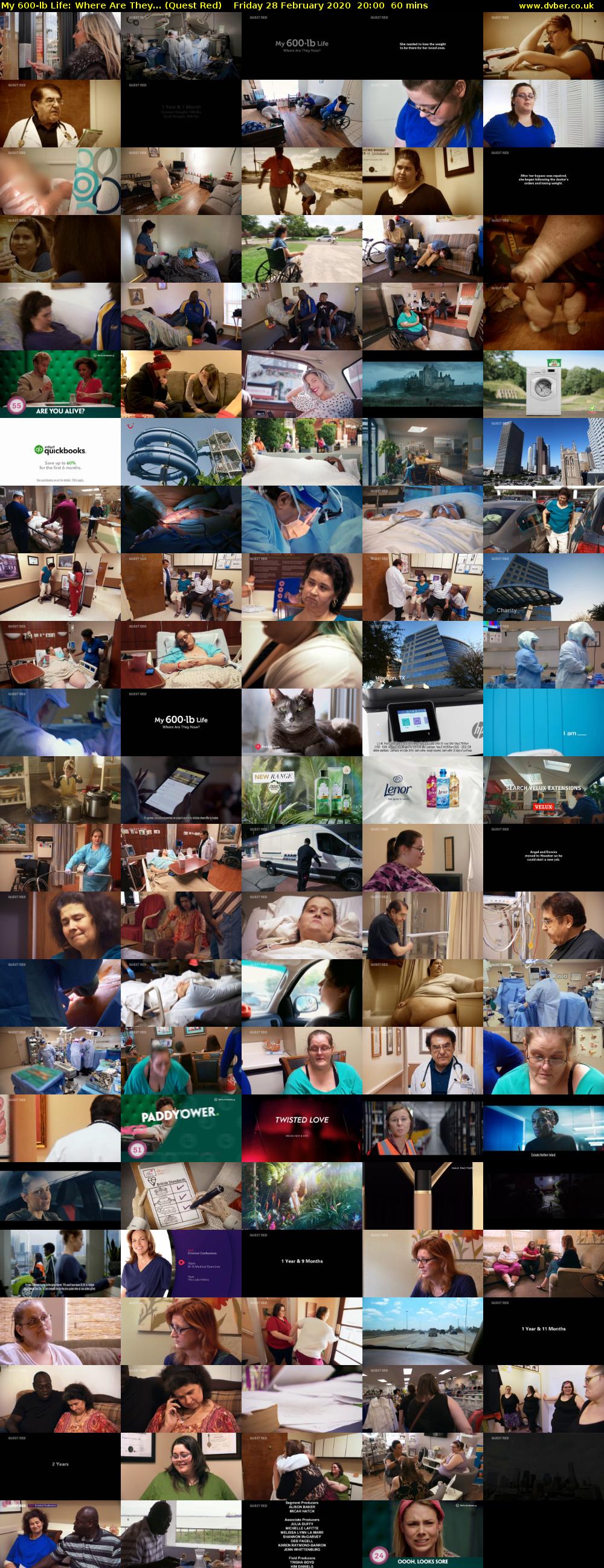 My 600-lb Life: Where Are They... (Quest Red) Friday 28 February 2020 20:00 - 21:00