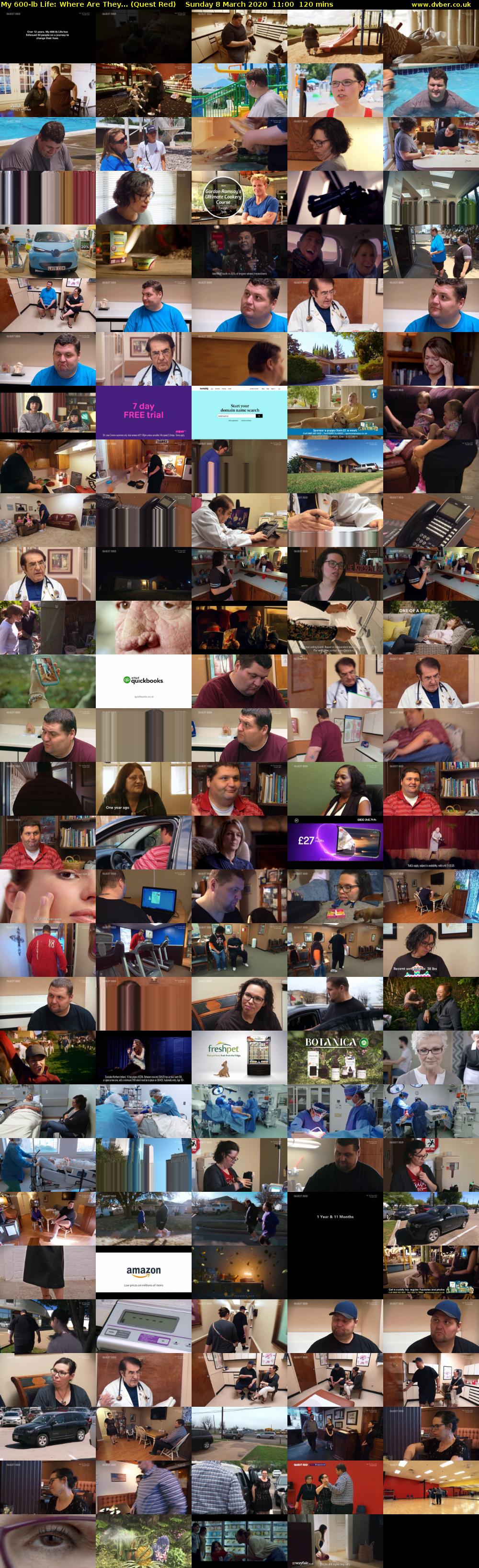 My 600-lb Life: Where Are They... (Quest Red) Sunday 8 March 2020 11:00 - 13:00