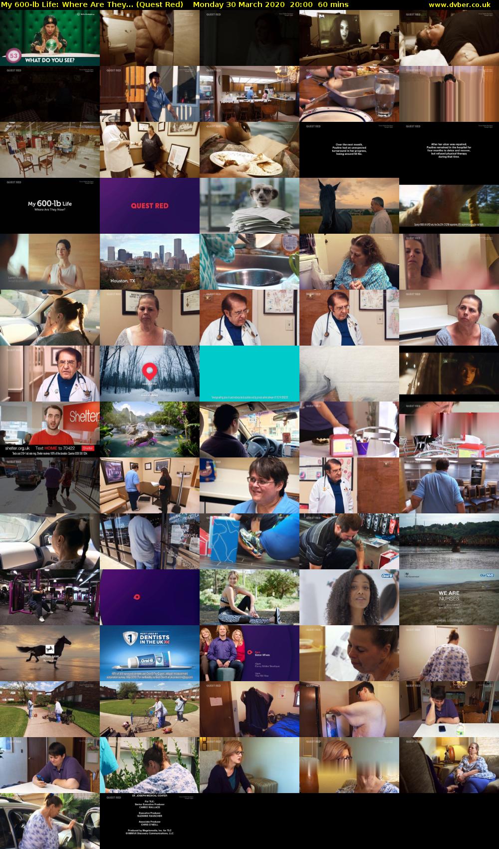 My 600-lb Life: Where Are They... (Quest Red) Monday 30 March 2020 20:00 - 21:00