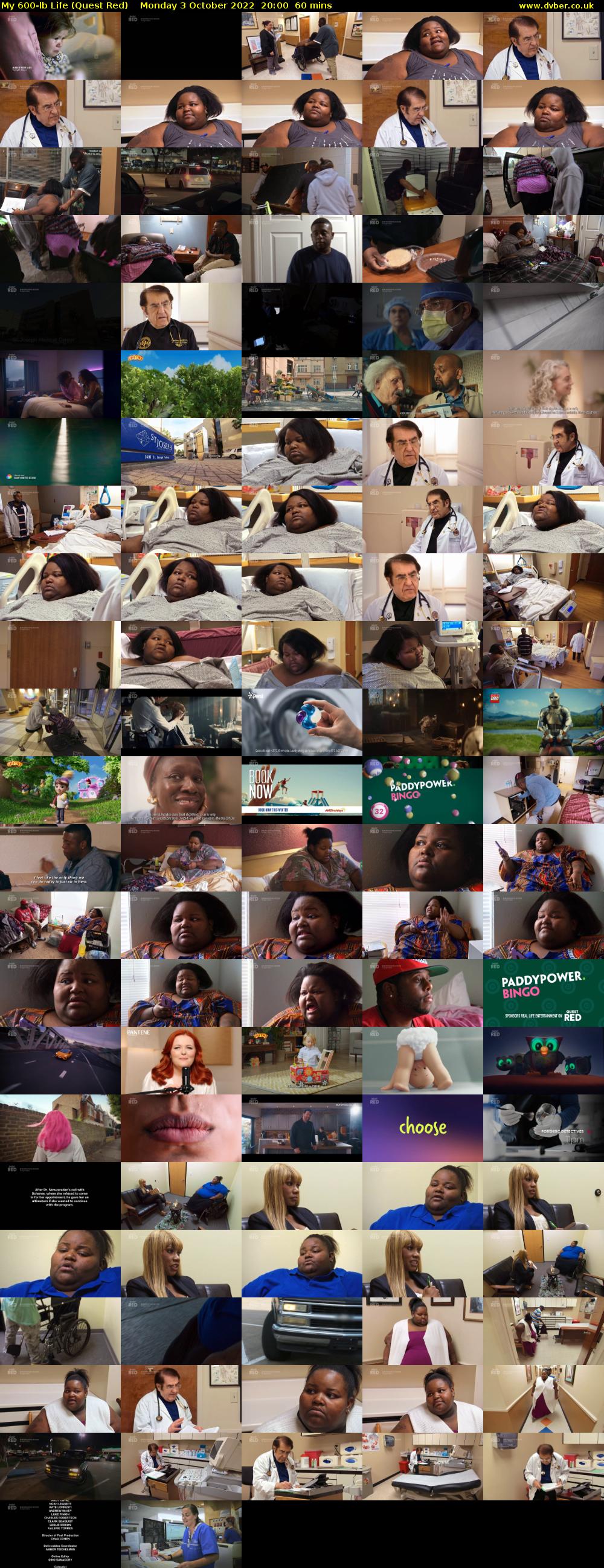 My 600-lb Life (Quest Red) Monday 3 October 2022 20:00 - 21:00
