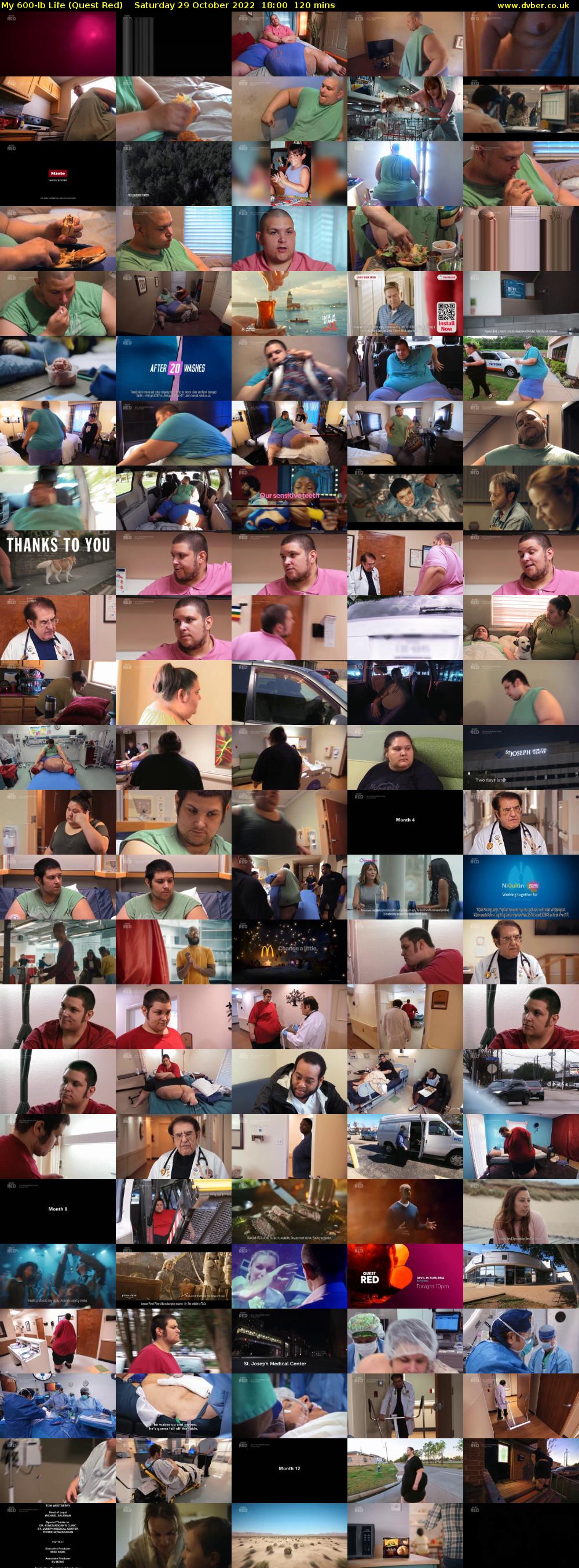 My 600-lb Life (Quest Red) Saturday 29 October 2022 18:00 - 20:00