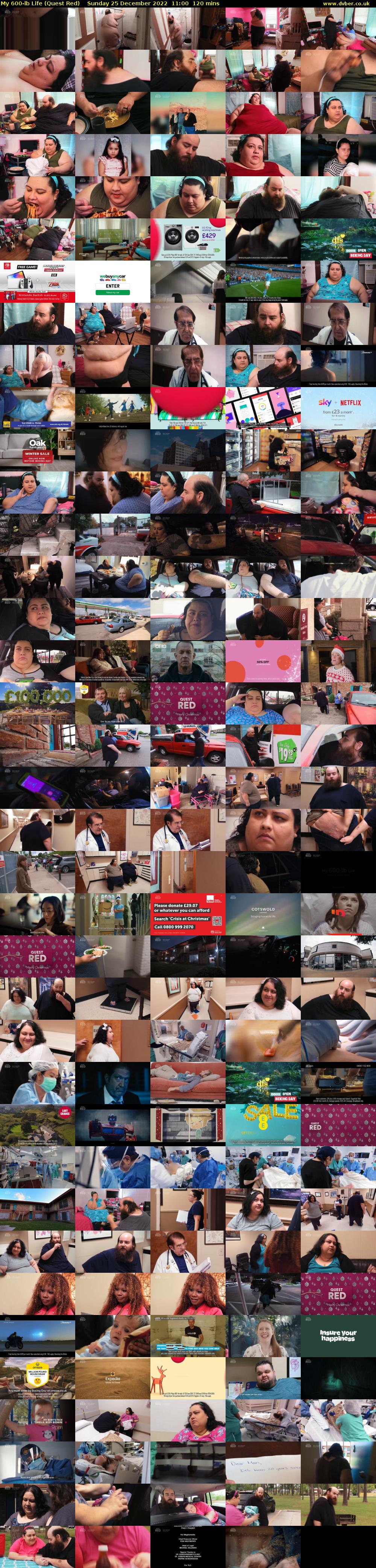 My 600-lb Life (Quest Red) Sunday 25 December 2022 11:00 - 13:00