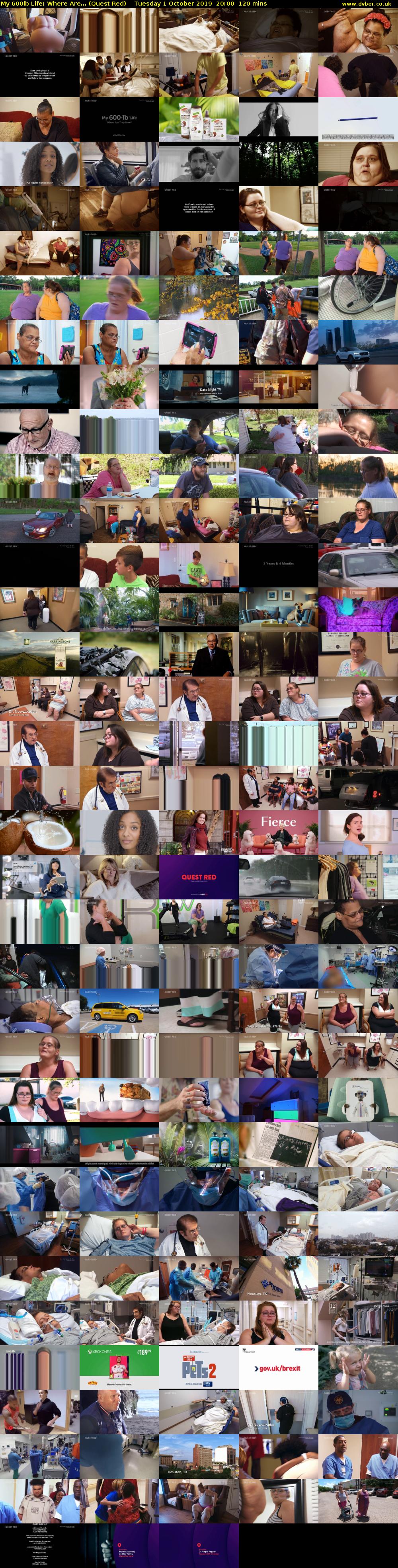 My 600lb Life: Where Are... (Quest Red) Tuesday 1 October 2019 20:00 - 22:00