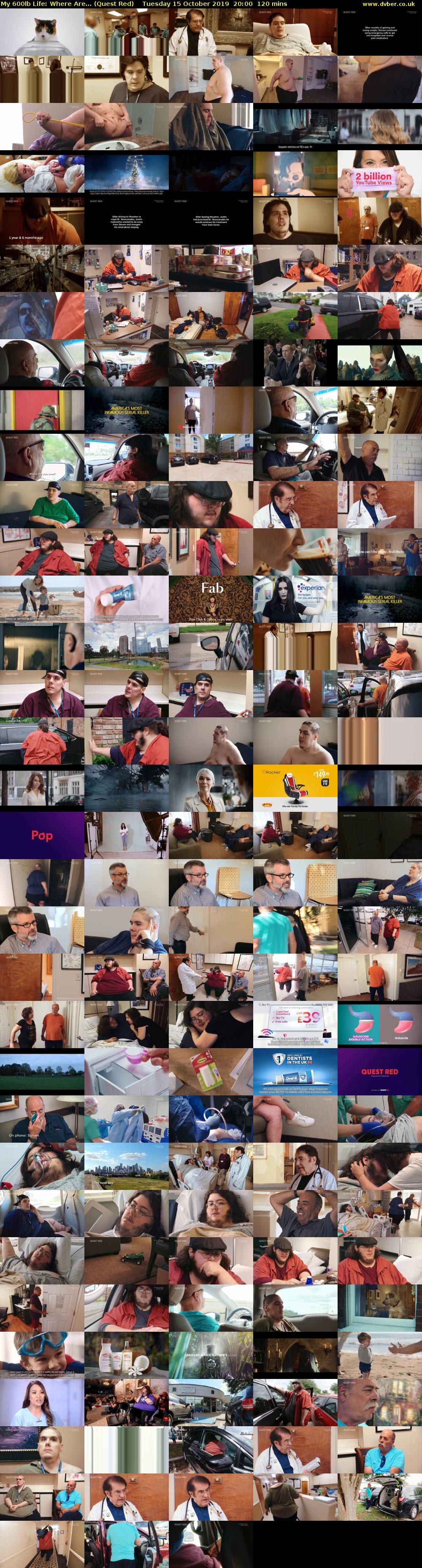 My 600lb Life: Where Are... (Quest Red) Tuesday 15 October 2019 20:00 - 22:00