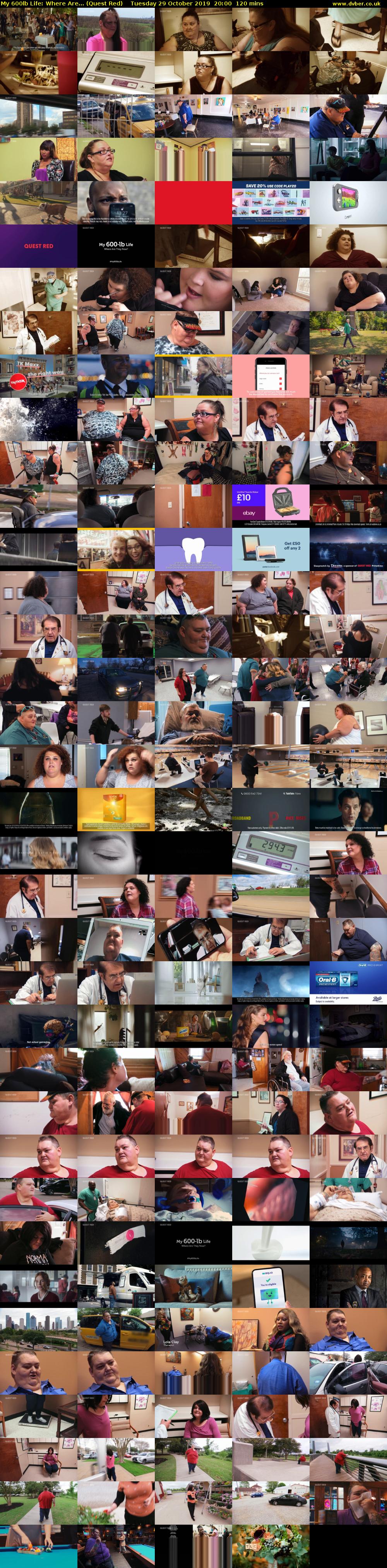 My 600lb Life: Where Are... (Quest Red) Tuesday 29 October 2019 20:00 - 22:00