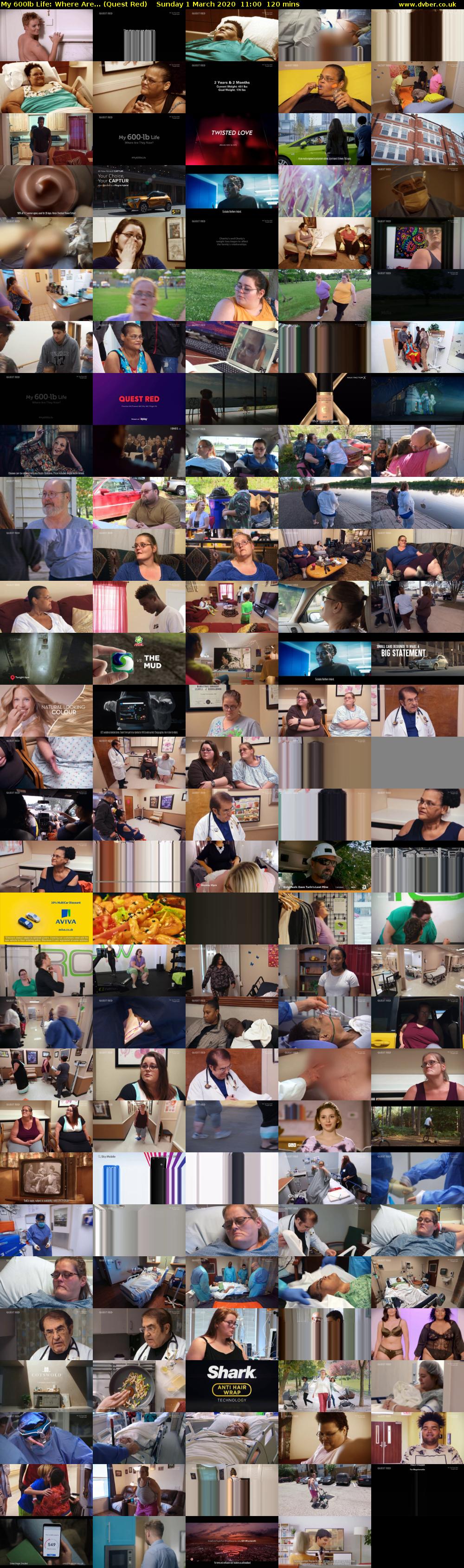My 600lb Life: Where Are... (Quest Red) Sunday 1 March 2020 11:00 - 13:00