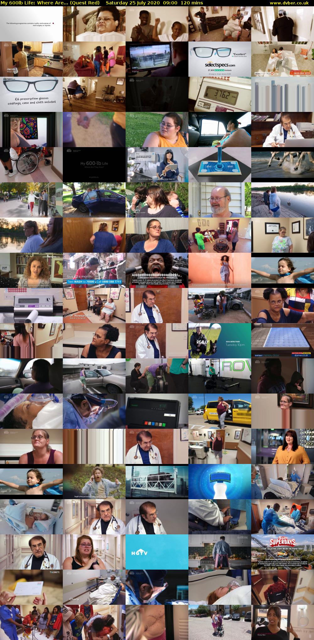 My 600lb Life: Where Are... (Quest Red) Saturday 25 July 2020 09:00 - 11:00