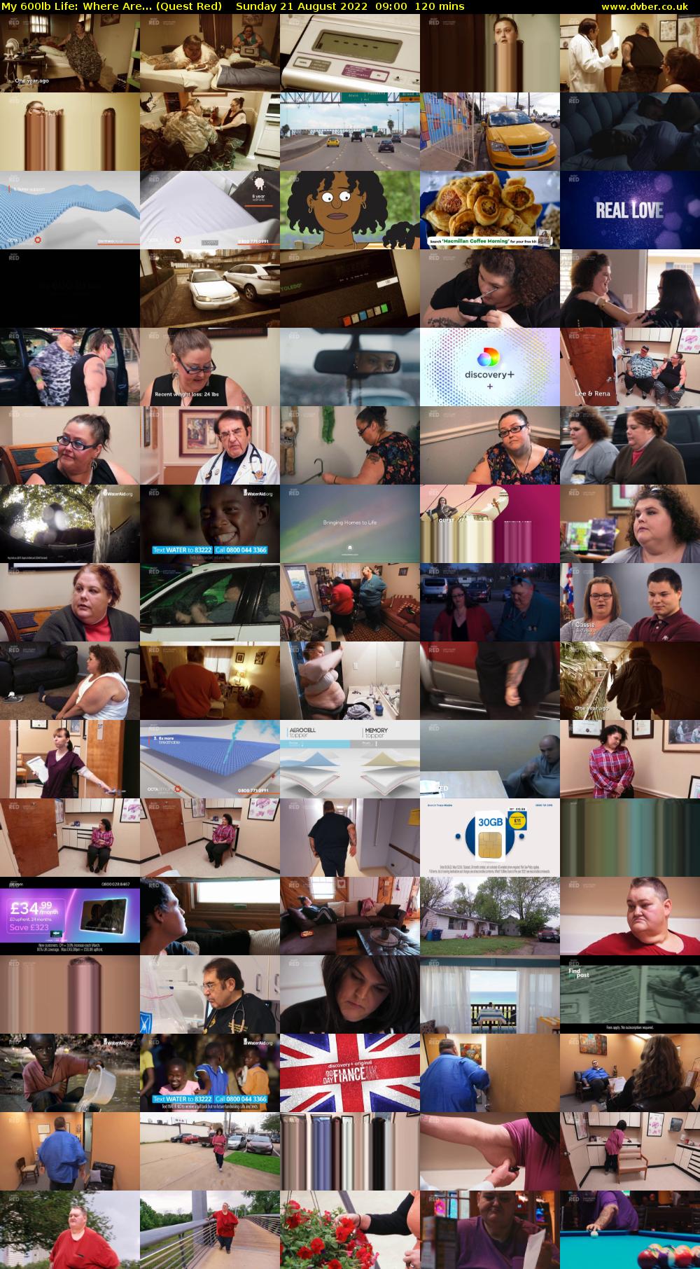 My 600lb Life: Where Are... (Quest Red) Sunday 21 August 2022 09:00 - 11:00