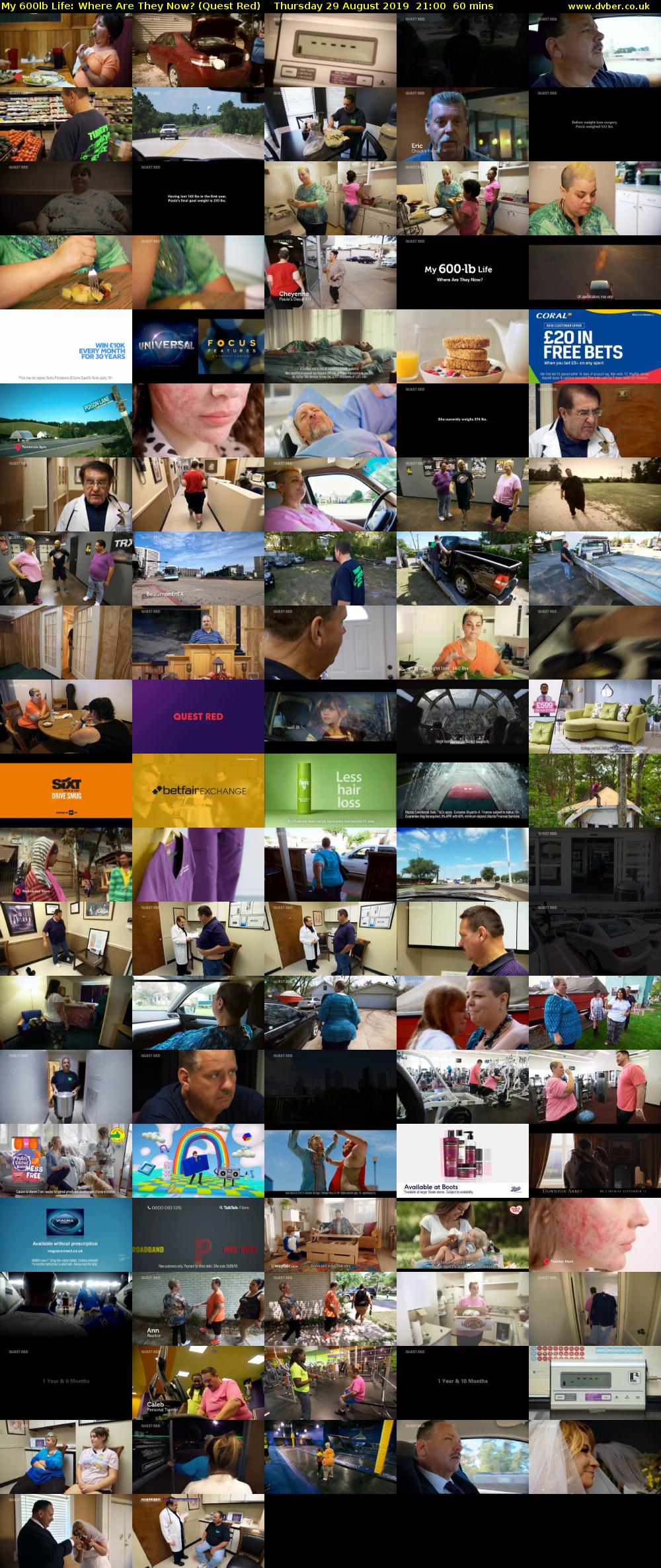 My 600lb Life: Where Are They Now? (Quest Red) Thursday 29 August 2019 21:00 - 22:00
