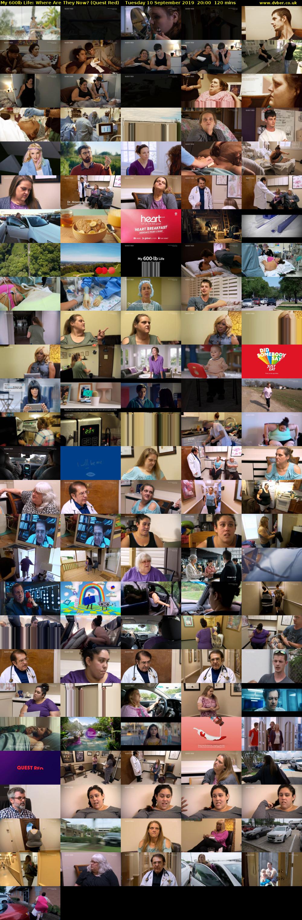 My 600lb Life: Where Are They Now? (Quest Red) Tuesday 10 September 2019 20:00 - 22:00