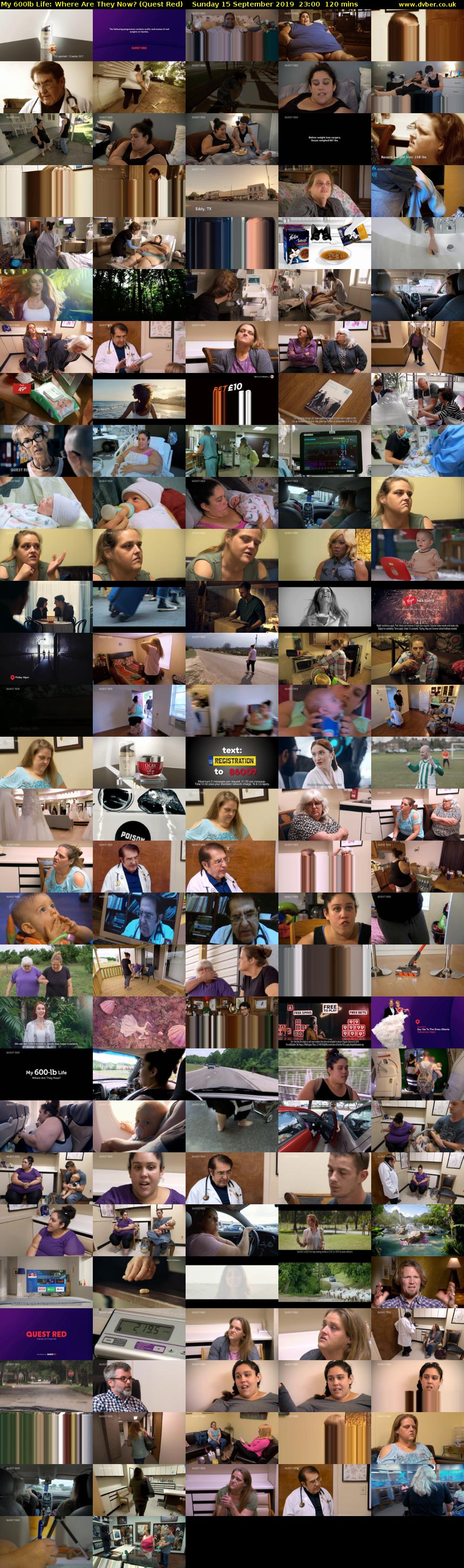 My 600lb Life: Where Are They Now? (Quest Red) Sunday 15 September 2019 23:00 - 01:00