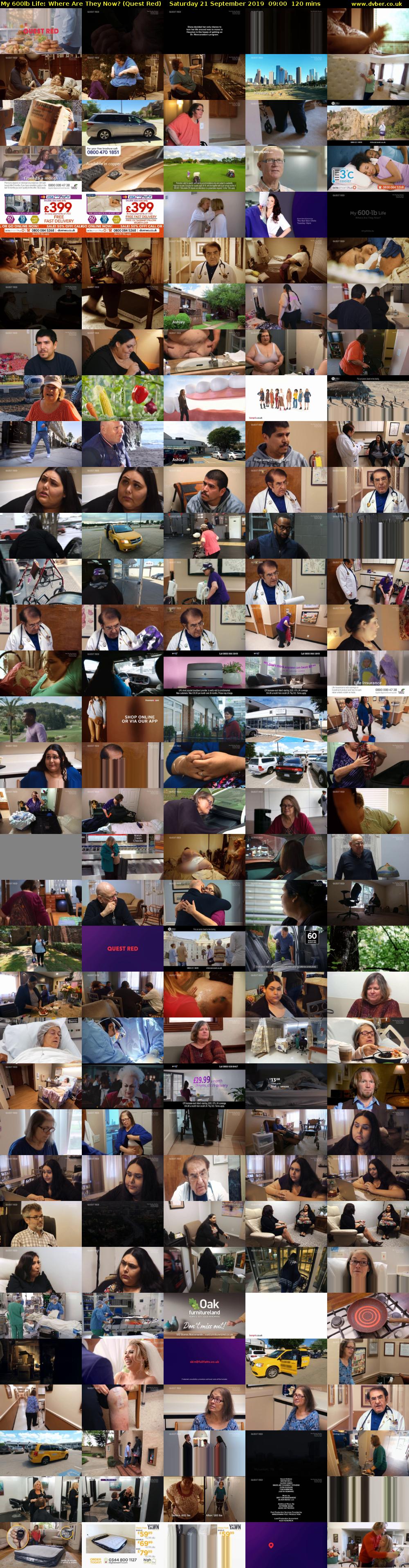 My 600lb Life: Where Are They Now? (Quest Red) Saturday 21 September 2019 09:00 - 11:00