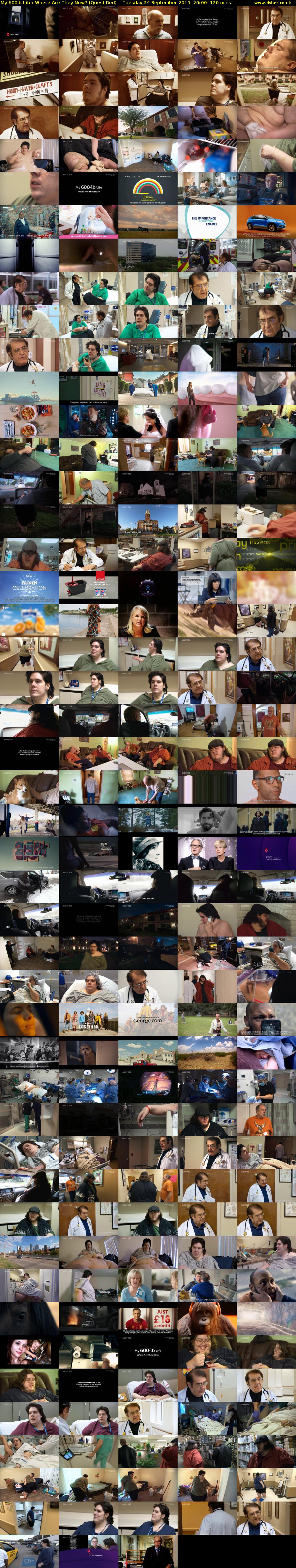 My 600lb Life: Where Are They Now? (Quest Red) Tuesday 24 September 2019 20:00 - 22:00