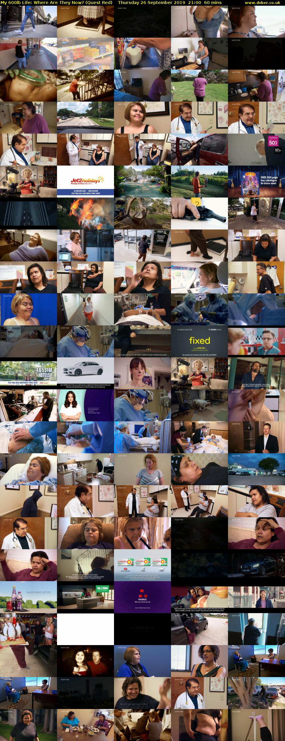 My 600lb Life: Where Are They Now? (Quest Red) Thursday 26 September 2019 21:00 - 22:00