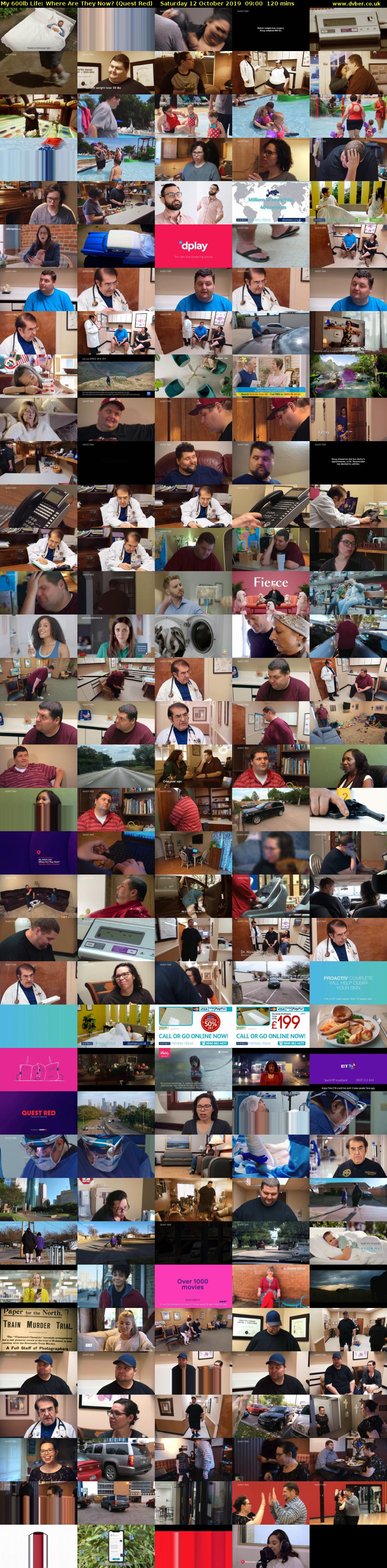 My 600lb Life: Where Are They Now? (Quest Red) Saturday 12 October 2019 09:00 - 11:00
