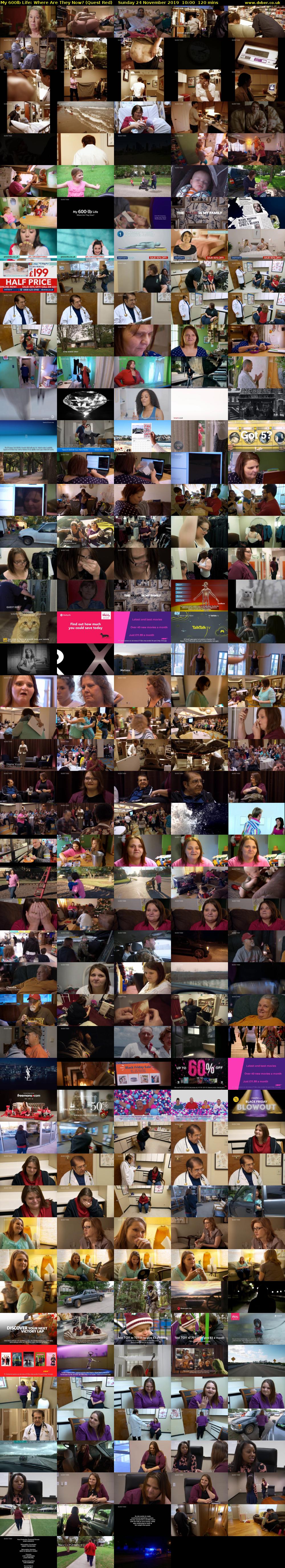 My 600lb Life: Where Are They Now? (Quest Red) Sunday 24 November 2019 10:00 - 12:00