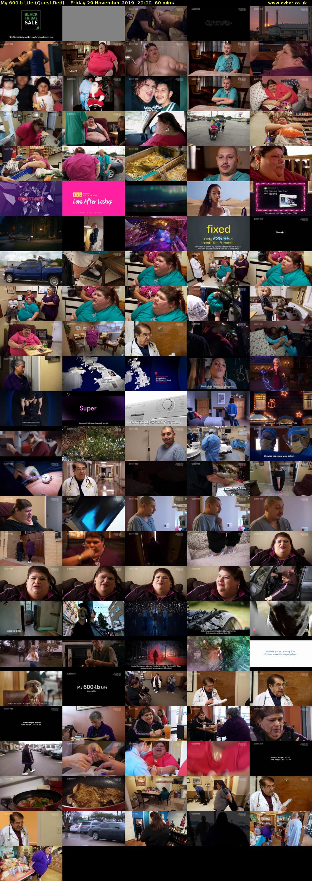 My 600lb Life (Quest Red) Friday 29 November 2019 20:00 - 21:00