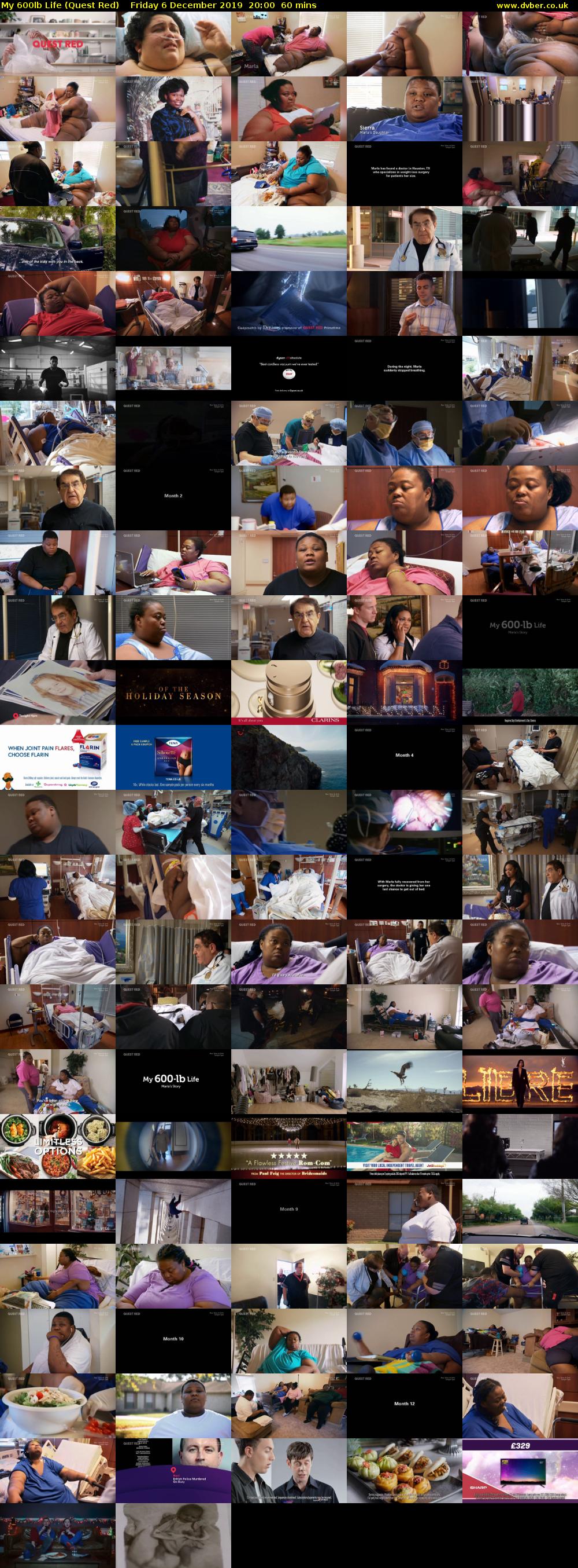 My 600lb Life (Quest Red) Friday 6 December 2019 20:00 - 21:00