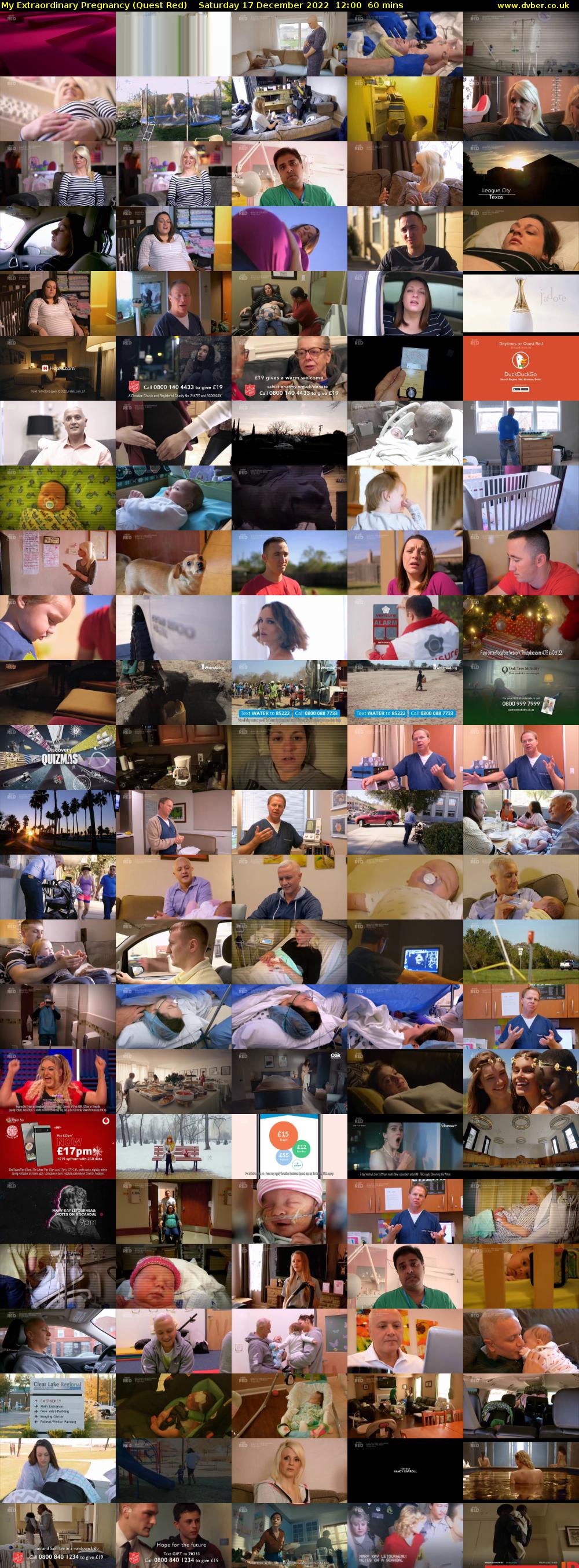 My Extraordinary Pregnancy (Quest Red) Saturday 17 December 2022 12:00 - 13:00