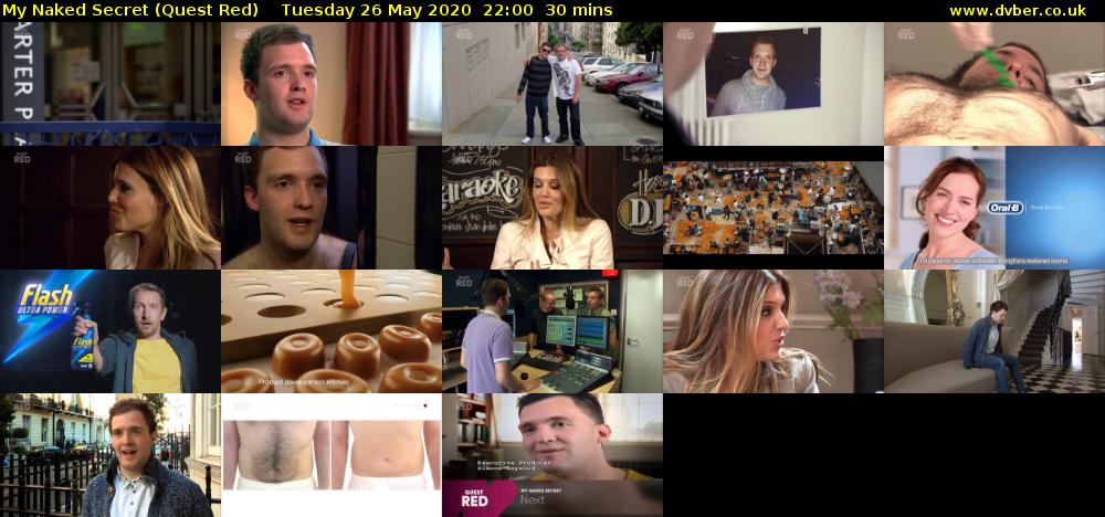 My Naked Secret (Quest Red) Tuesday 26 May 2020 22:00 - 22:30