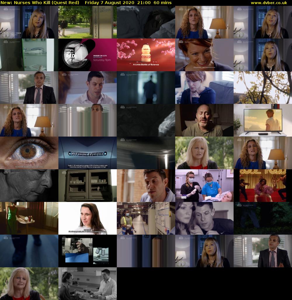 Nurses Who Kill (Quest Red) Friday 7 August 2020 21:00 - 22:00