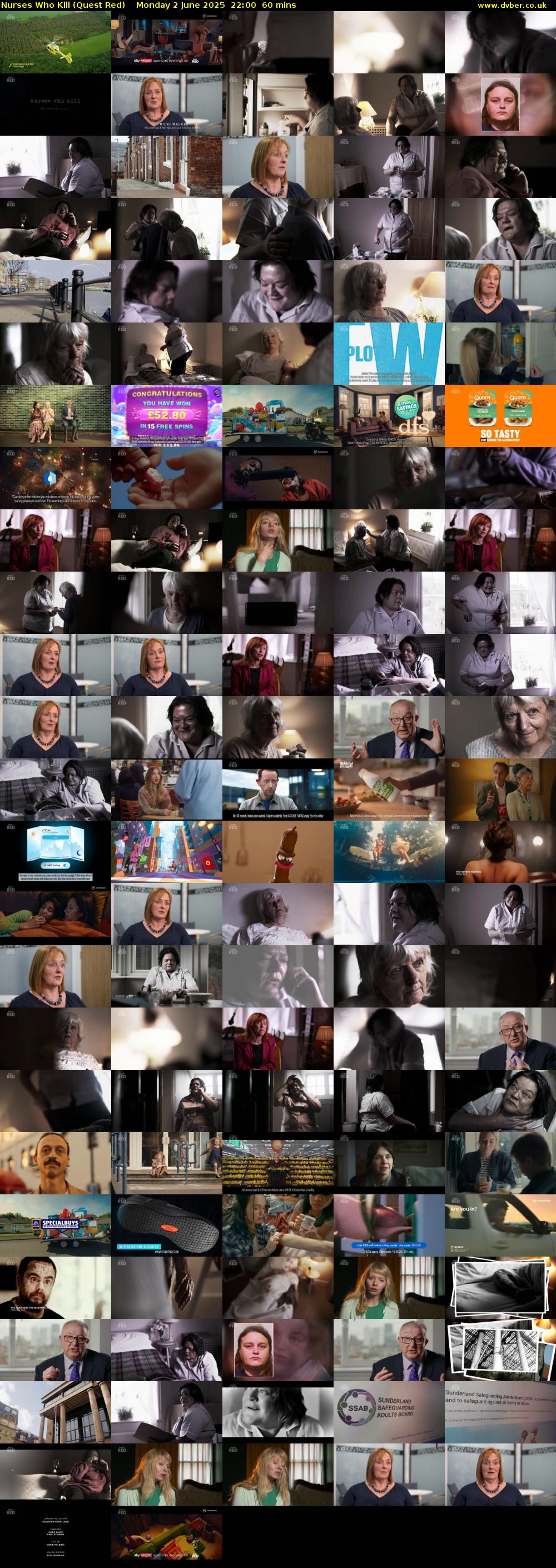 Nurses Who Kill (Quest Red) Monday 2 June 2025 22:00 - 23:00