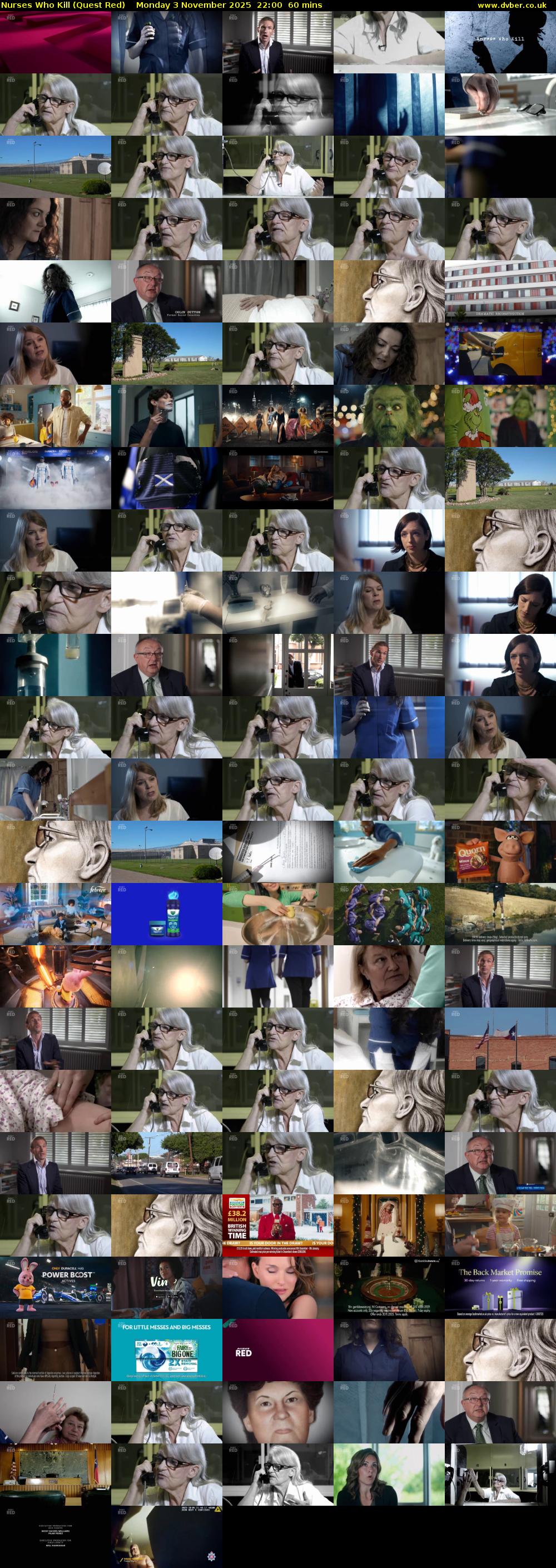 Nurses Who Kill (Quest Red) Monday 3 November 2025 22:00 - 23:00