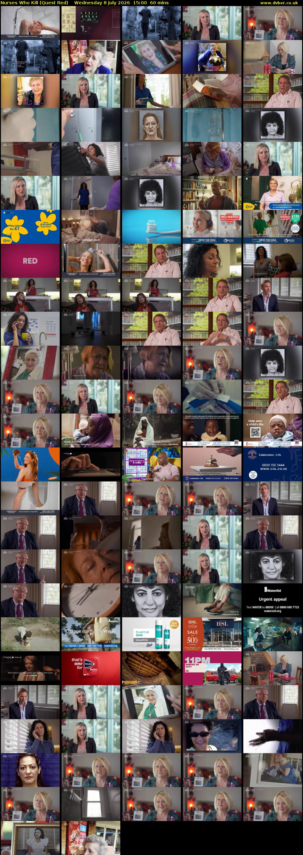 Nurses Who Kill (Quest Red) Wednesday 8 July 2026 15:00 - 16:00