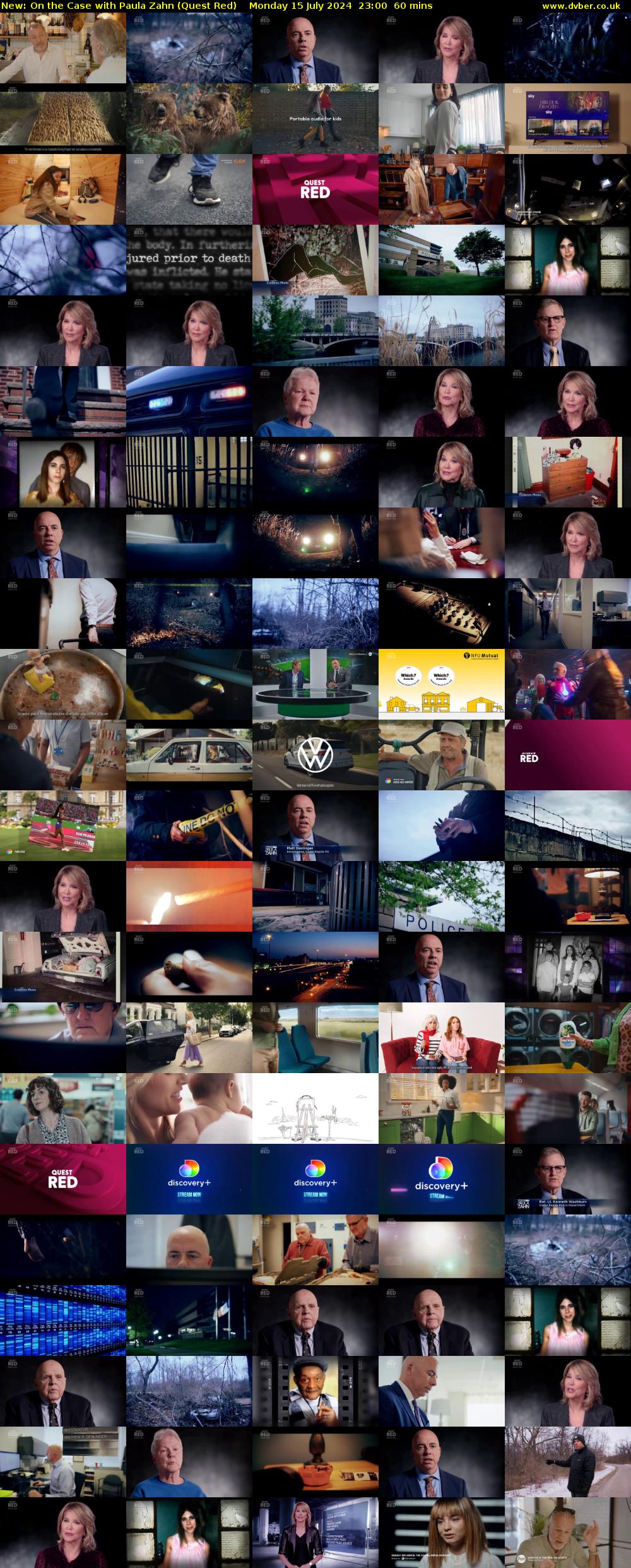 On the Case with Paula Zahn (Quest Red) Monday 15 July 2024 23:00 - 00:00