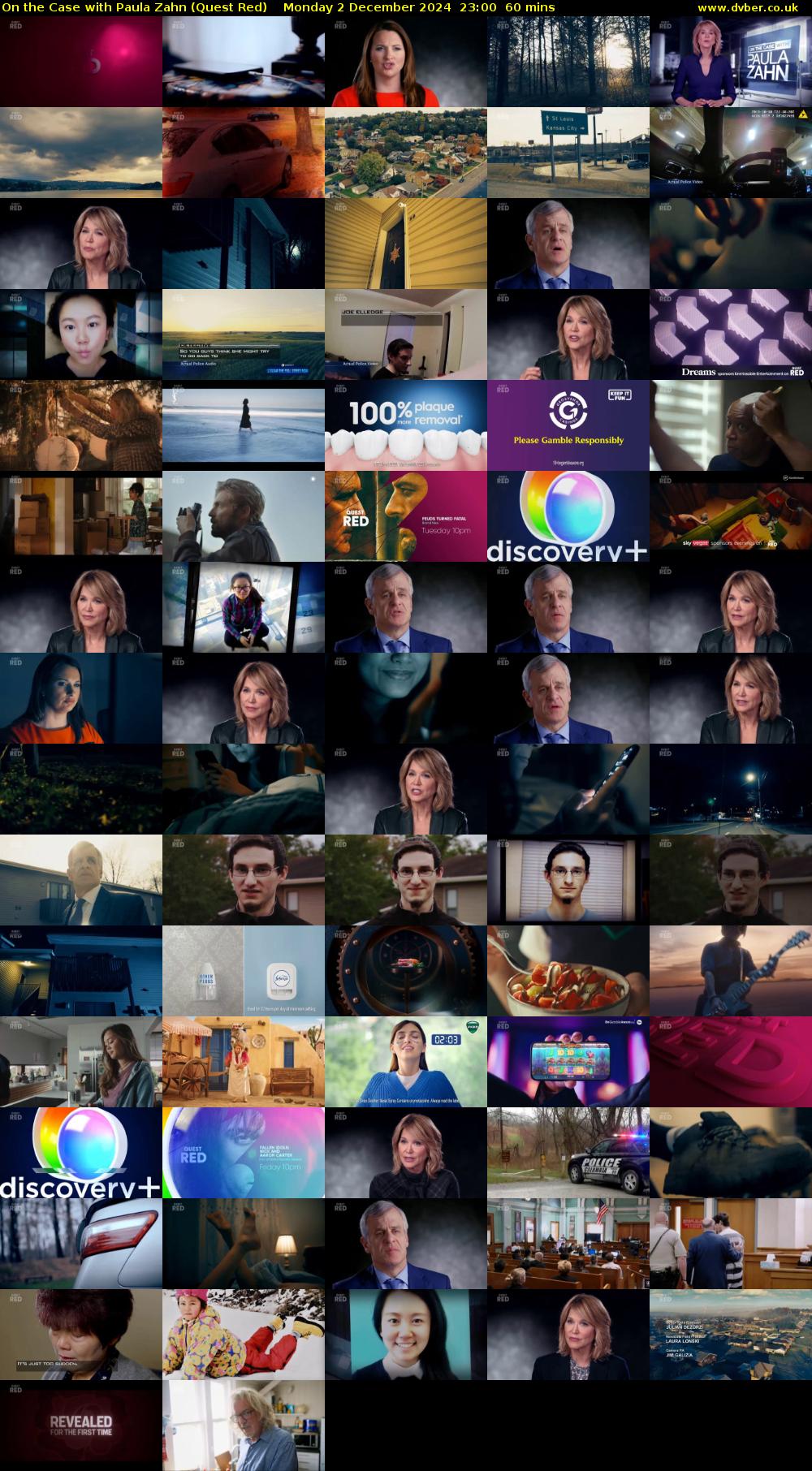 On the Case with Paula Zahn (Quest Red) Monday 2 December 2024 23:00 - 00:00