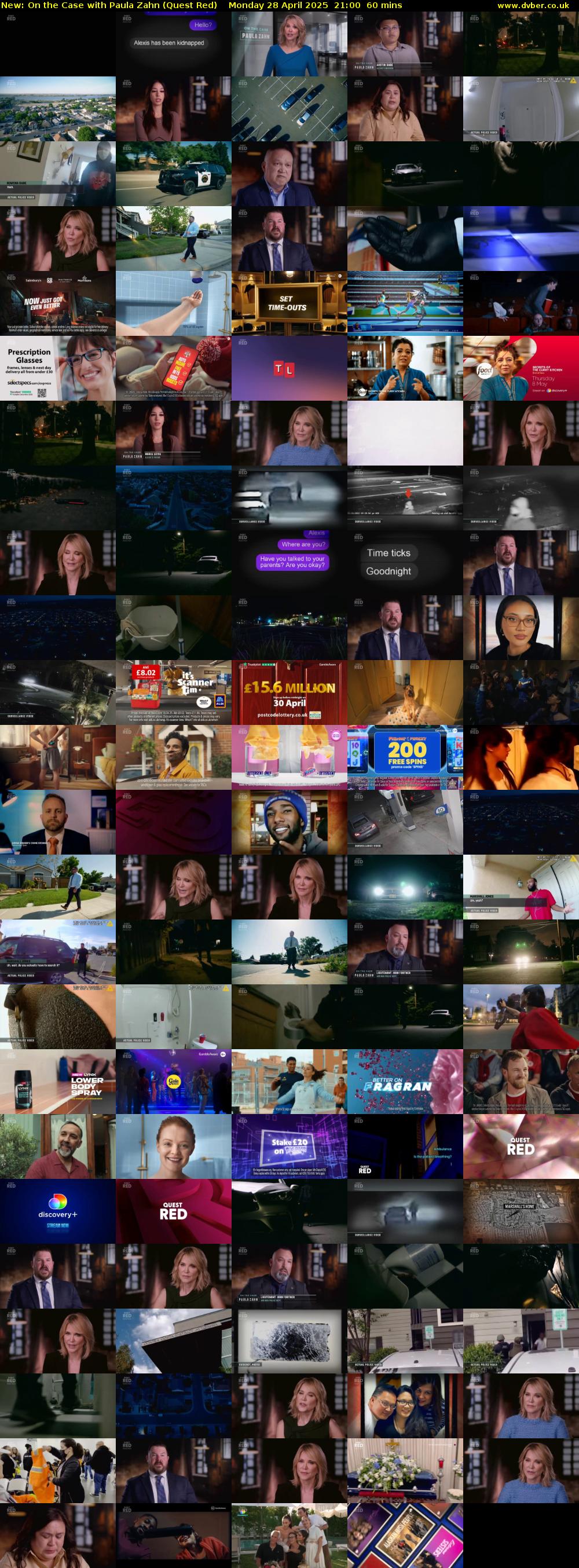 On the Case with Paula Zahn (Quest Red) Monday 28 April 2025 21:00 - 22:00