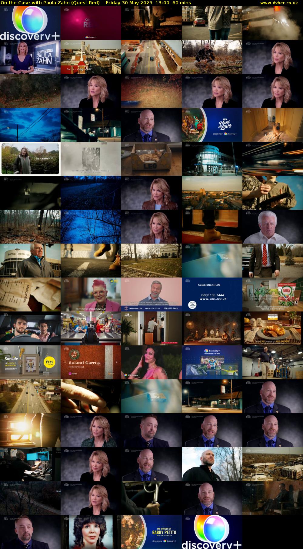 On the Case with Paula Zahn (Quest Red) Friday 30 May 2025 13:00 - 14:00