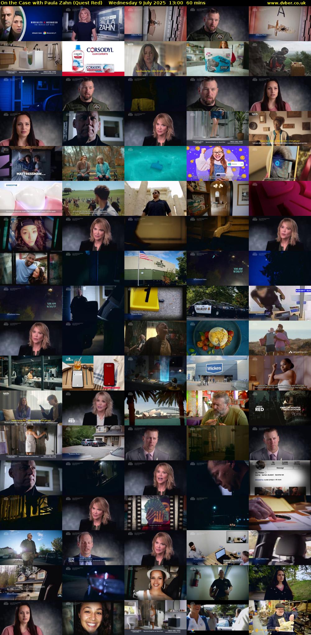 On the Case with Paula Zahn (Quest Red) Wednesday 9 July 2025 13:00 - 14:00
