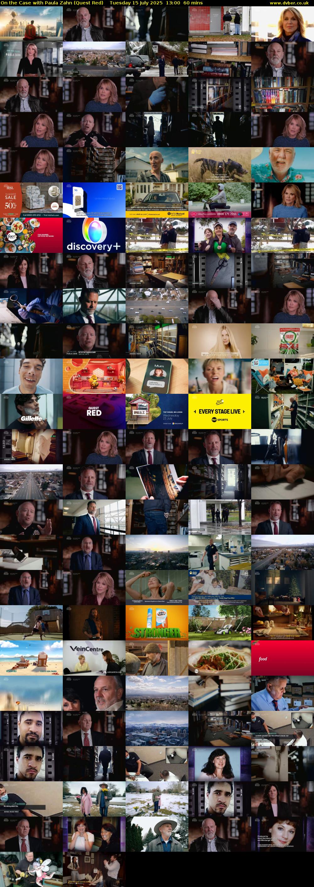 On the Case with Paula Zahn (Quest Red) Tuesday 15 July 2025 13:00 - 14:00