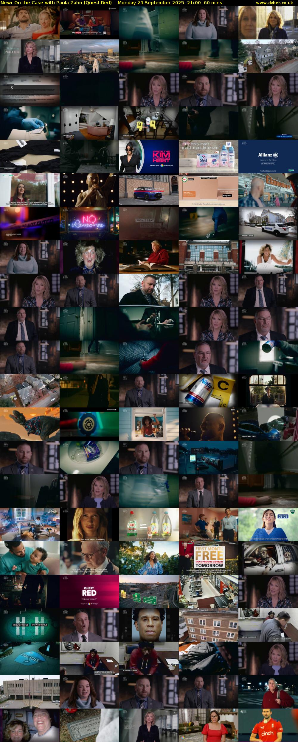 On the Case with Paula Zahn (Quest Red) Monday 29 September 2025 21:00 - 22:00