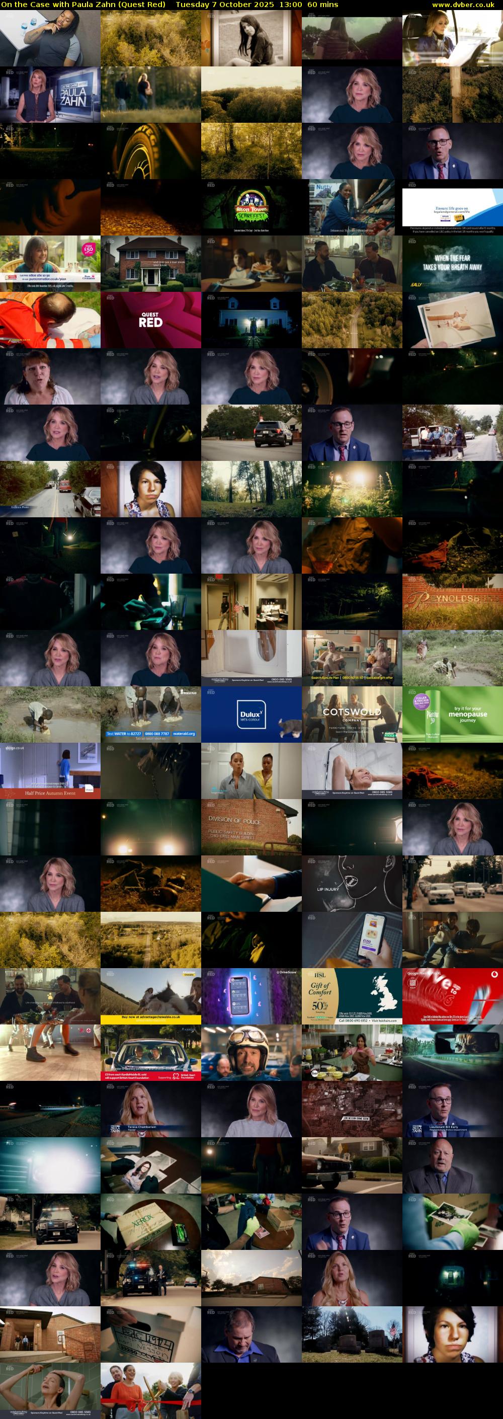 On the Case with Paula Zahn (Quest Red) Tuesday 7 October 2025 13:00 - 14:00