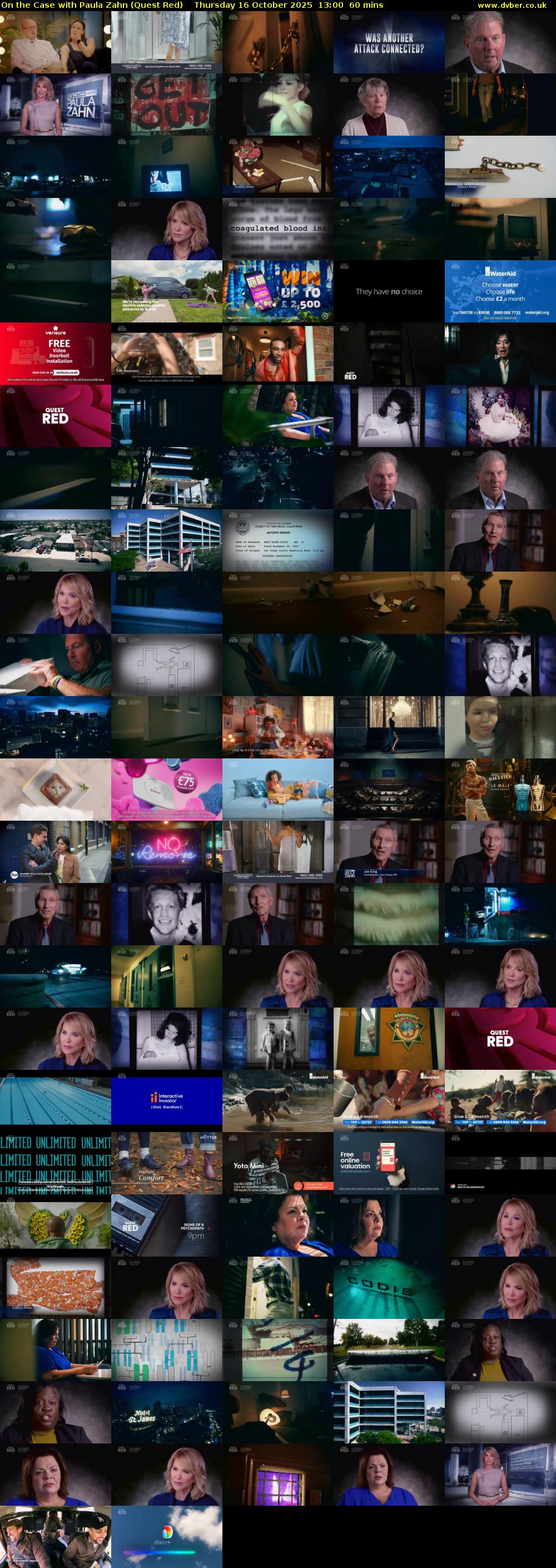 On the Case with Paula Zahn (Quest Red) Thursday 16 October 2025 13:00 - 14:00