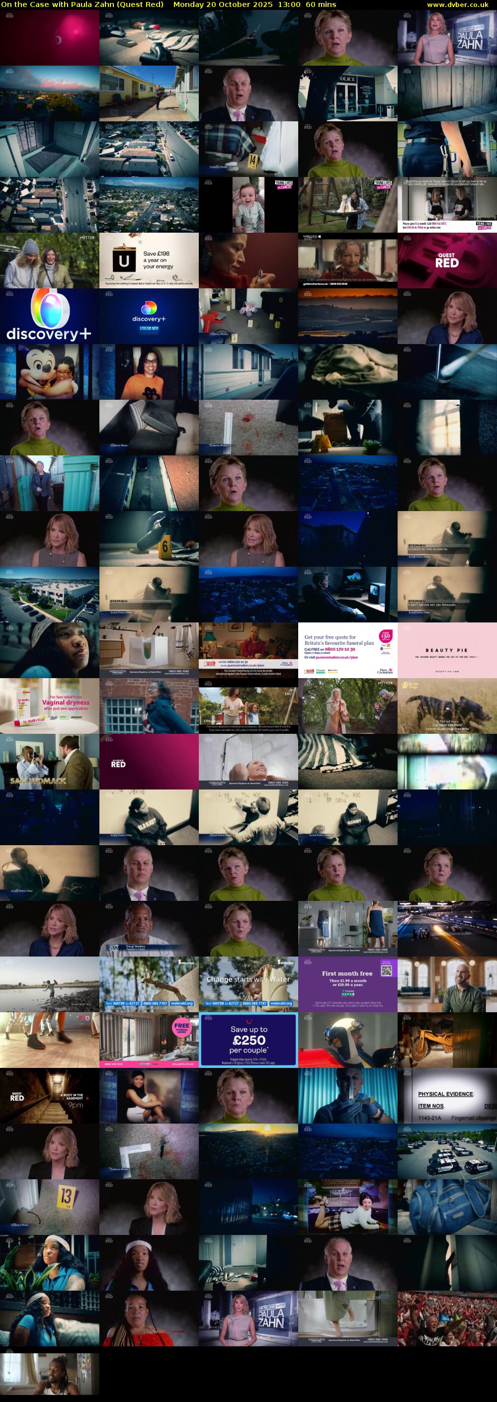 On the Case with Paula Zahn (Quest Red) Monday 20 October 2025 13:00 - 14:00