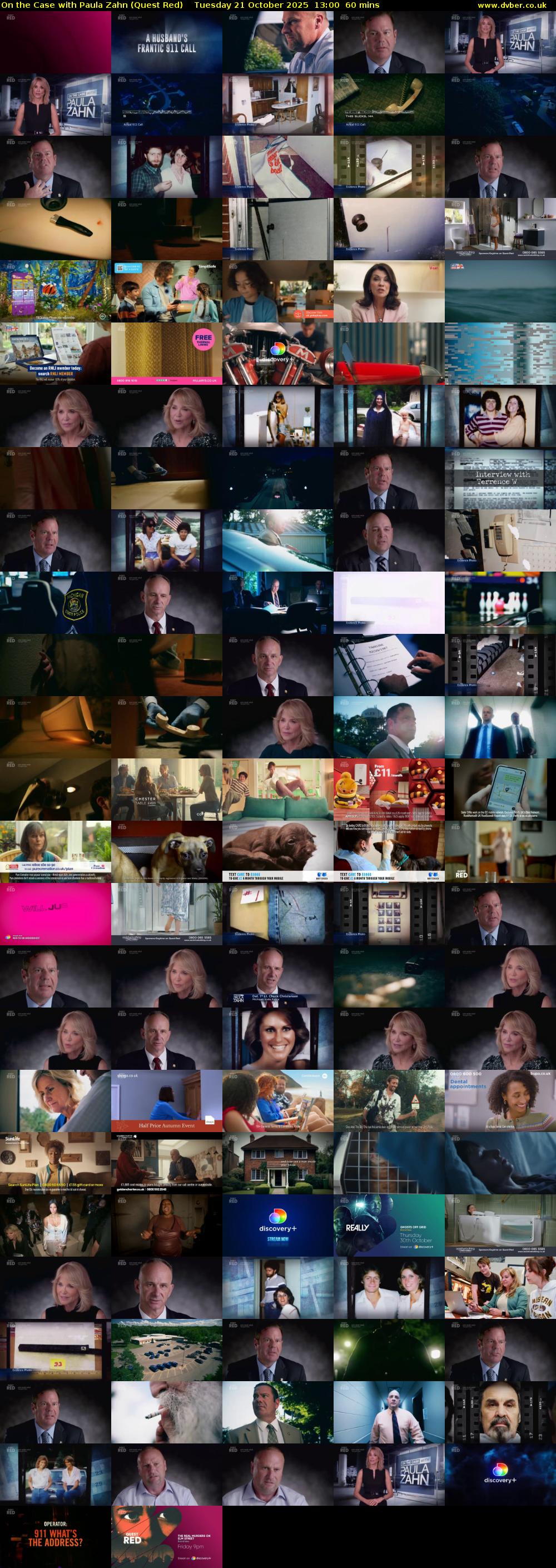 On the Case with Paula Zahn (Quest Red) Tuesday 21 October 2025 13:00 - 14:00