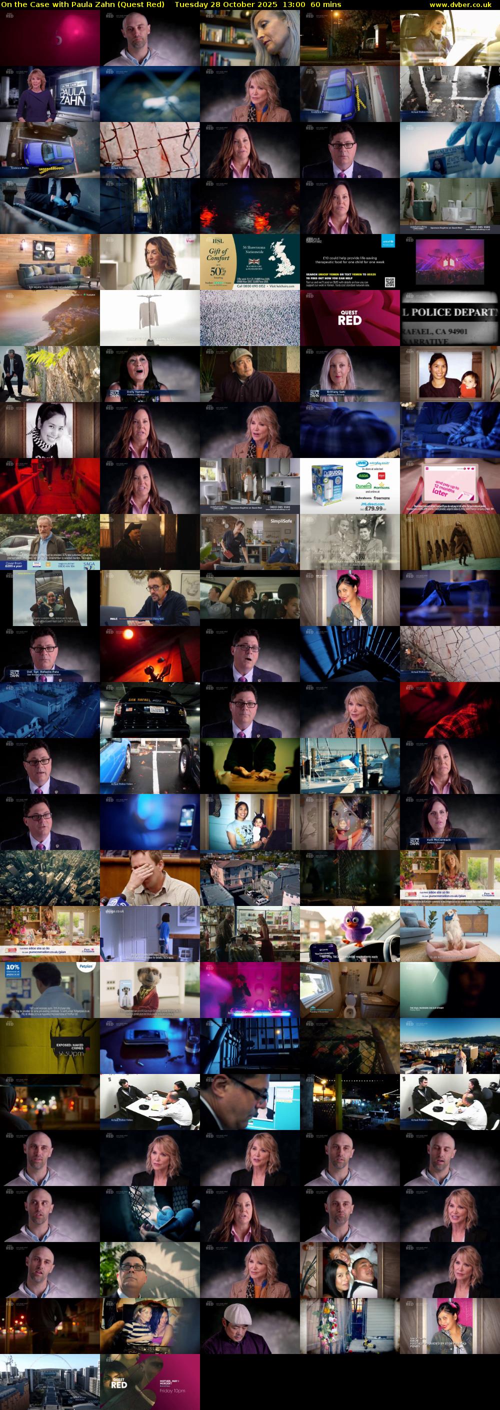 On the Case with Paula Zahn (Quest Red) Tuesday 28 October 2025 13:00 - 14:00