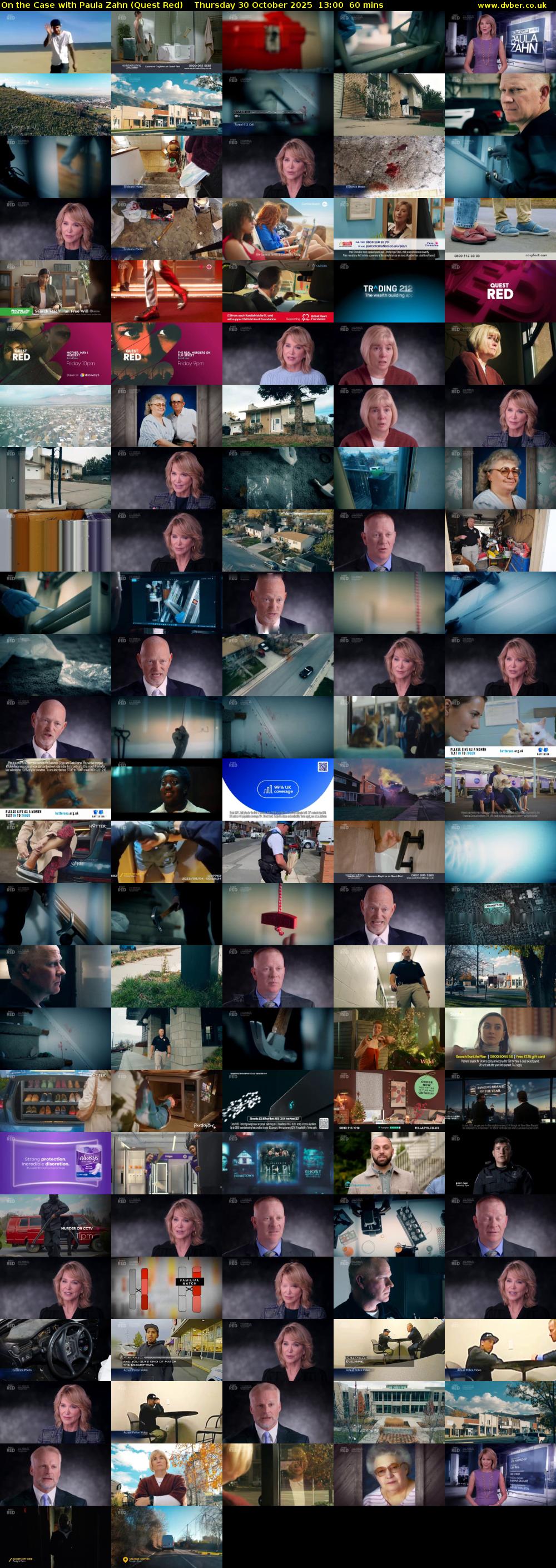 On the Case with Paula Zahn (Quest Red) Thursday 30 October 2025 13:00 - 14:00