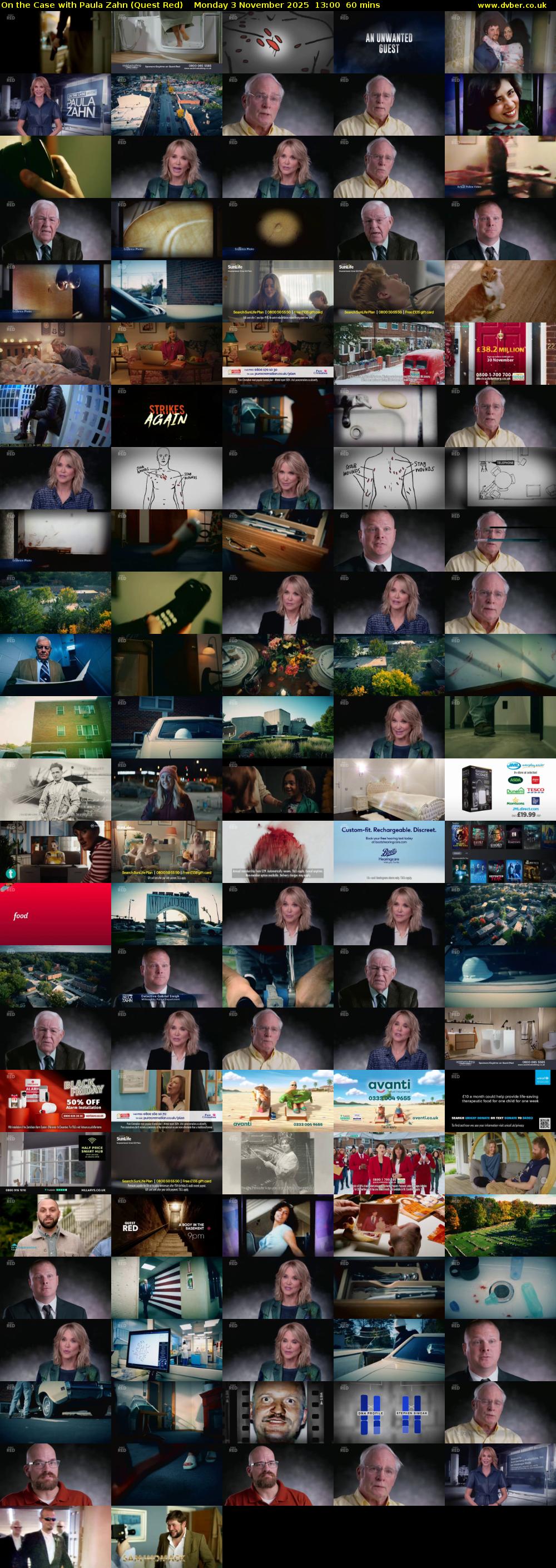 On the Case with Paula Zahn (Quest Red) Monday 3 November 2025 13:00 - 14:00