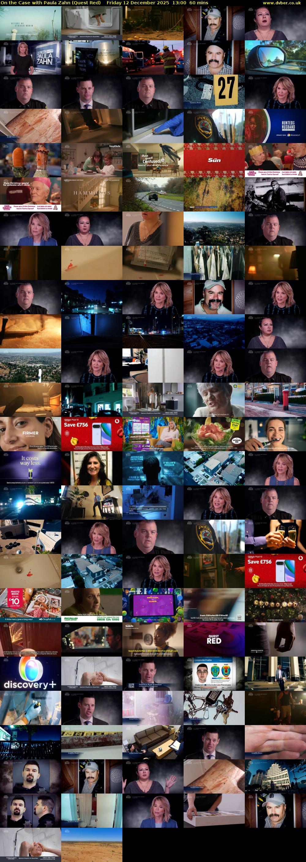 On the Case with Paula Zahn (Quest Red) Friday 12 December 2025 13:00 - 14:00