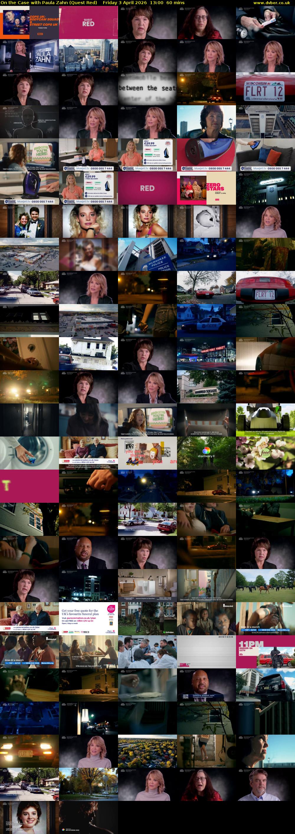 On the Case with Paula Zahn (Quest Red) Friday 3 April 2026 13:00 - 14:00