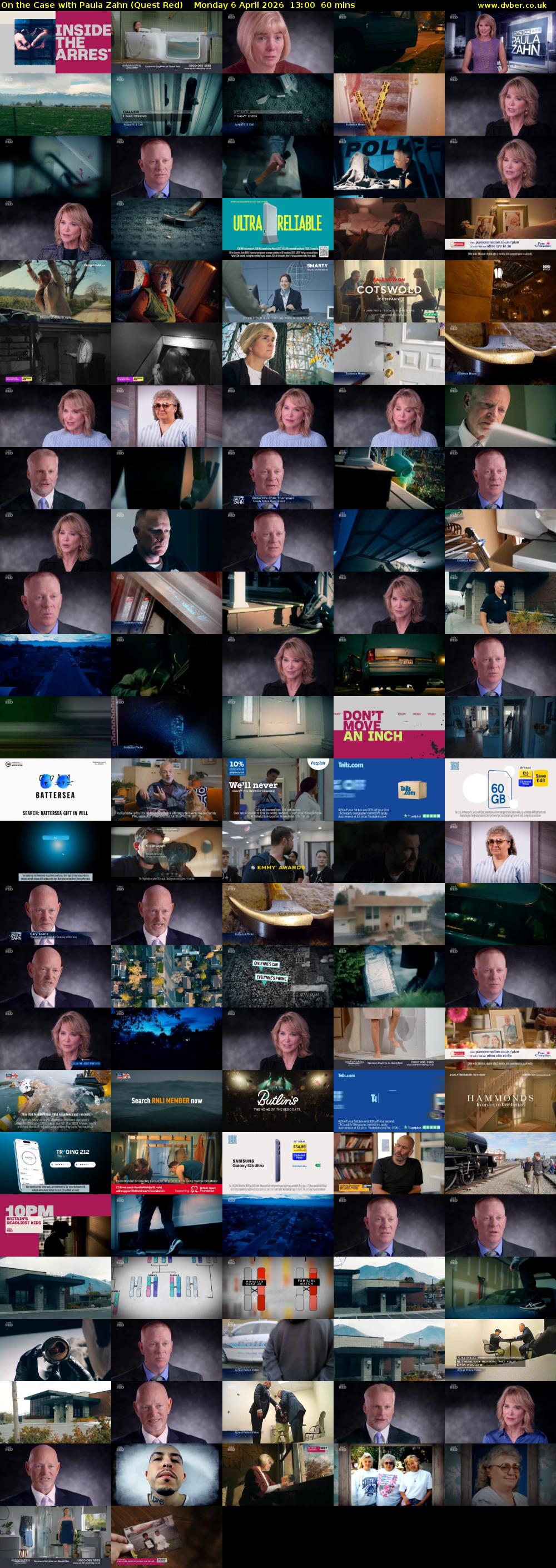 On the Case with Paula Zahn (Quest Red) Monday 6 April 2026 13:00 - 14:00